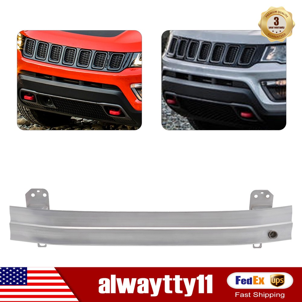 Front Bumper Reinforcement For 2017 2018 2019 2020 2021 Jeep Compass Renegade