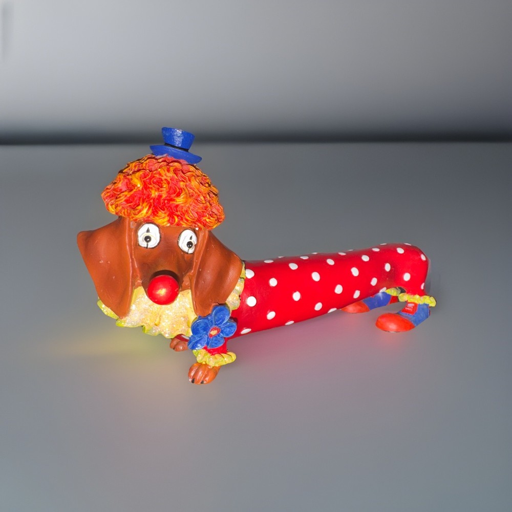 Westland Hot Diggity Dog Dachshund Figurine 2007 Clownin' Around Rare!