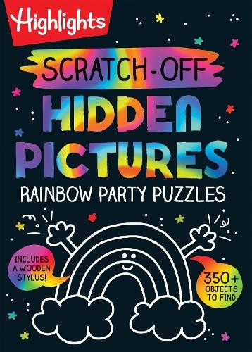 Highlights Scratch-Off Hidden Pictures Rainbow Party Puzzles (Spiral Bound)Another great item from Rarewaves USA | Free delivery!