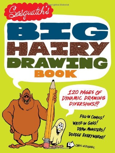 Bigfoot Drawing Book by Chris McDonnell – Fun Sasquatch Art Guide