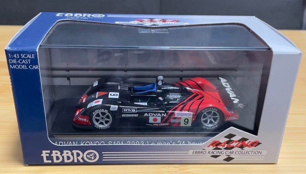 Ebbro 1/43 ADVAN KONDO S101 2003 Le Mans 24 hours #9 Model car MUGEN