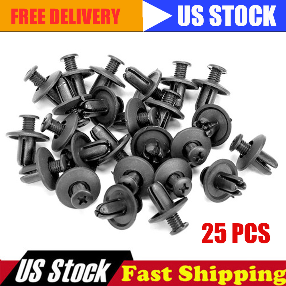 25x Hyundai Bumper Fender Liner Screw Trim Retainer Clips 86590-28000