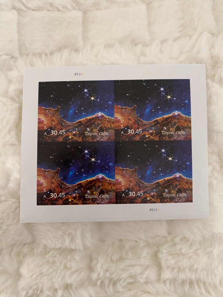 Cosmic cliffs postage stamps. Overnight priority New perfect Condition