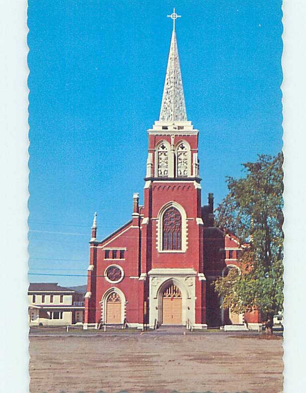 Unused Pre-1980 CHURCH SCENE Fort Kent - Near Caribou Maine ME j/01 A7836