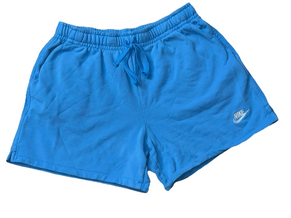 Nike Sweat Shorts Blue French Terry Athletic DX0731-412 Men's Size large