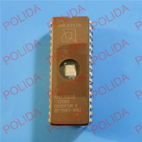 1Pcs Uv Eprom Ic Amd Cdip-32 Am27C010-120Dc Am27C010