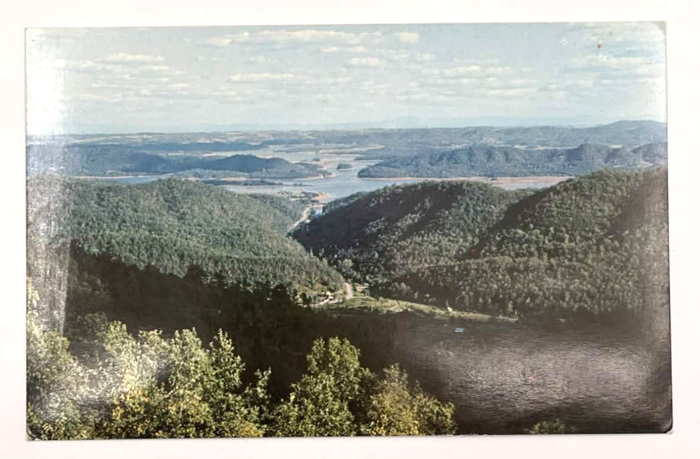 Postcard Clinch Mountain Lookout Thorn Hill Tennessee USA