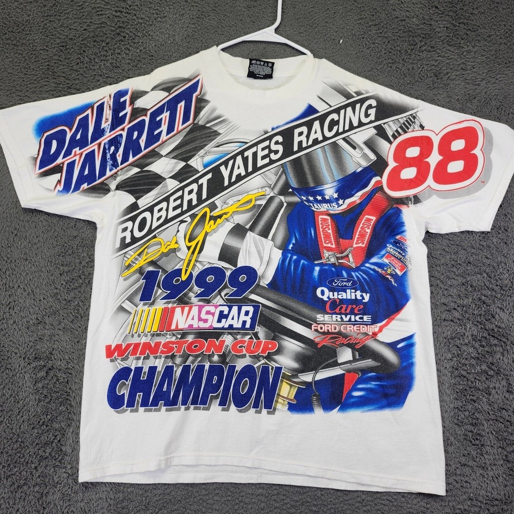Dale Jarrett NASCAR Racing 1999 Champion T-Shirt L Chase Authentics