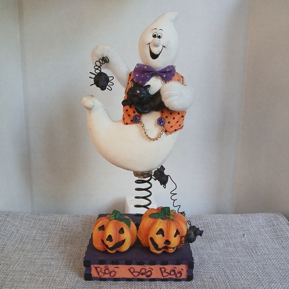 Vintage 2002 Avon Gift Collection Halloween  Standee Figurine Ghost Magnetic