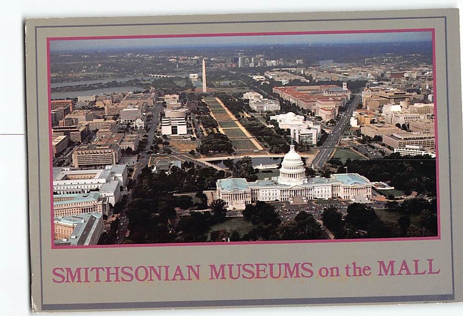 Postcard Smithsonian Museum on the Mall Washington DC USA