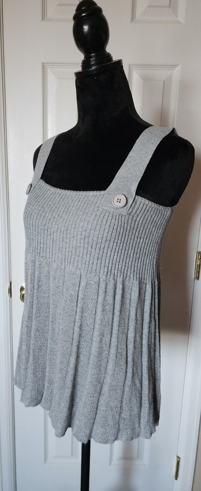 SWEATER PROJECT WOMEN JUMPER STYLE GREY TOP SIZE M