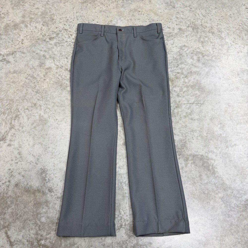 Vintage Levis Pants Mens 38 x 31 action slacks western disco 70s hippie flare