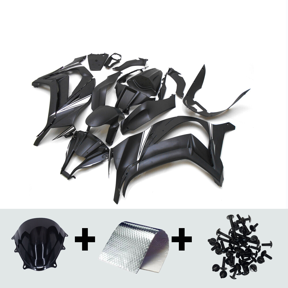 Black Fairing Kit for Kawasaki Ninja ZX10R 2011-13 2014 2015 ZX-10R Bodywork