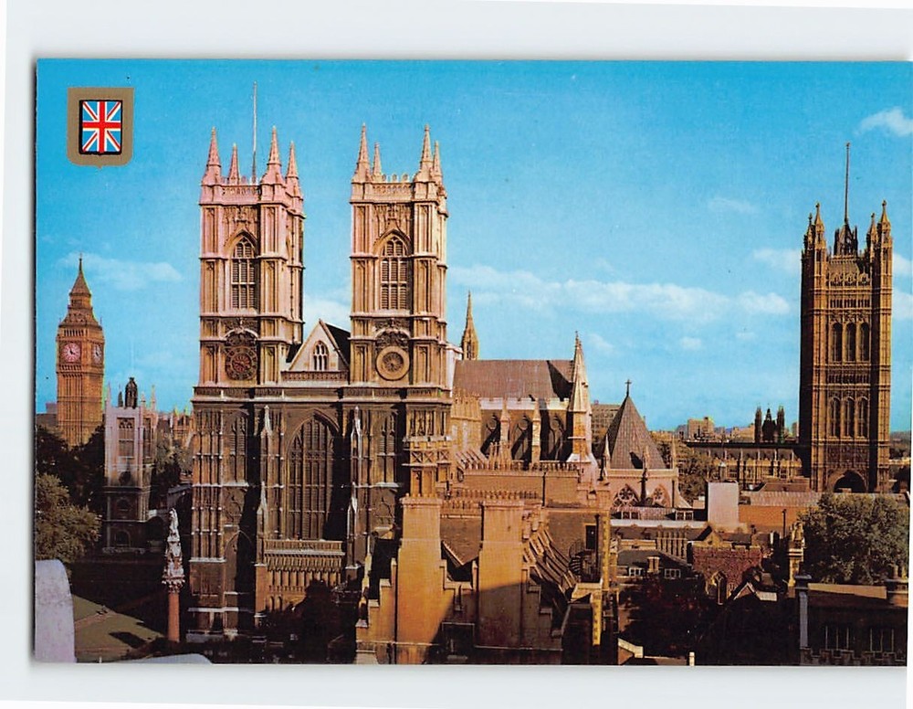 Postcard Westminster Abbey London England