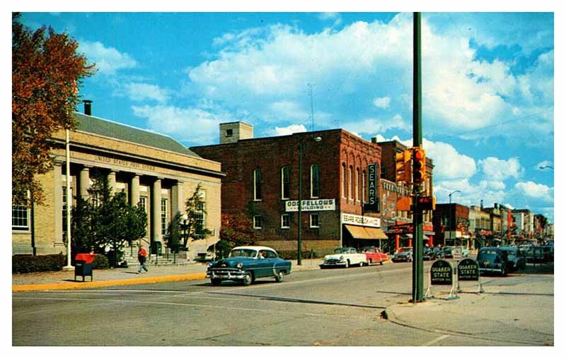 Postcard BUILDING SCENE Valparaiso Indiana IN a/01 AP9947