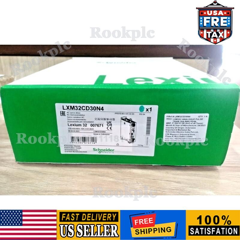 LXM32CD30N4 SCHNEIDER motion servo drive, Lexium 32,30A,208to480V, 3kW-Brand New