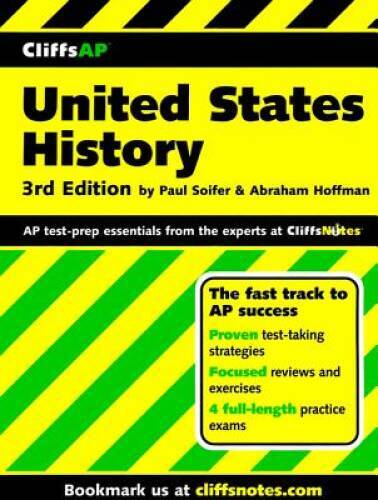 CliffsAP United States History Preparation Guide, 3rd Edition - Paperback - GOOD