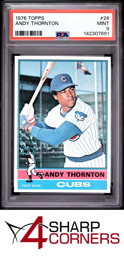 1976 Topps #26 Andy Thornton Cubs Psa 94SC is now accepting consignments at just 5% on $1,000+