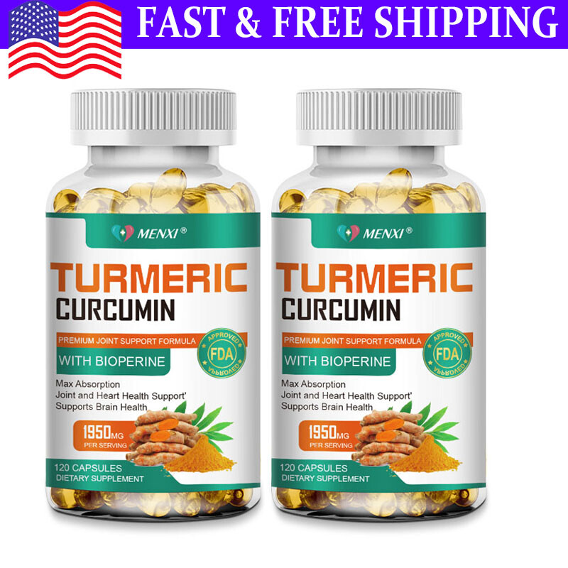 Turmeric Curcumin with Bioperine 2000mg High Absorption Triple Strength Capsules