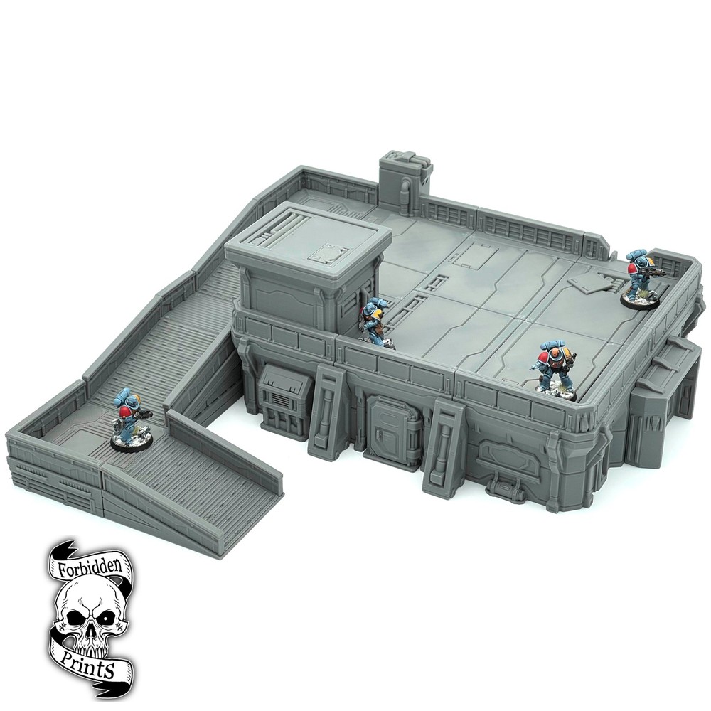 Outpost 21 Imperial Gothic Depot 28mm Wargaming Grimdark Tabletop Terrain
