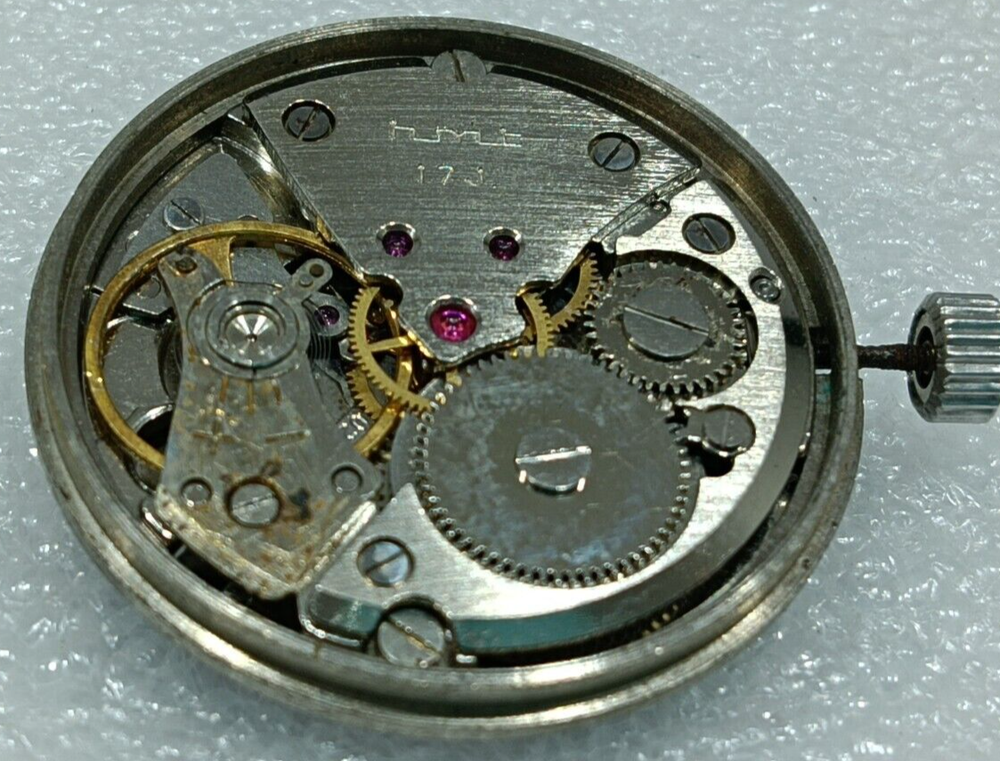 HMT VIJAY ORIGINAL DIAL 17 JEWELS SERVISE WORKING MOVEMENT FOR PARTS REPAIR