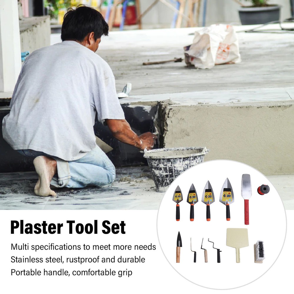 4-Piece Stainless Steel Putty Knife Set For Dry Wall Applying GBD