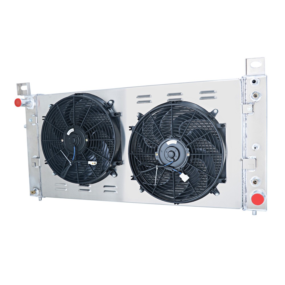 3 Row Radiator Shroud Fan Kits For 1999-2013 Chevy Silverado 2500/Suburban 1500