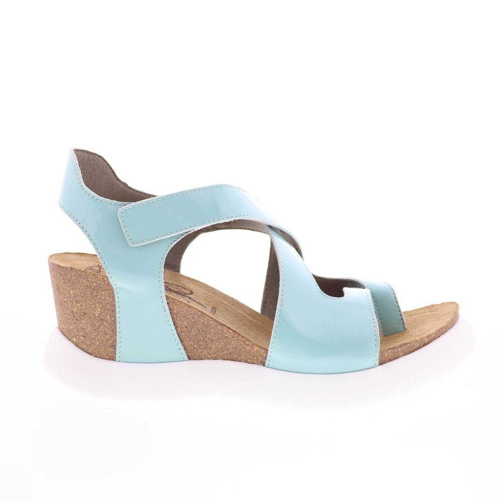 Fly London Gavi GAVI048FLY-000 Womens Blue Wedges Sandals Shoes