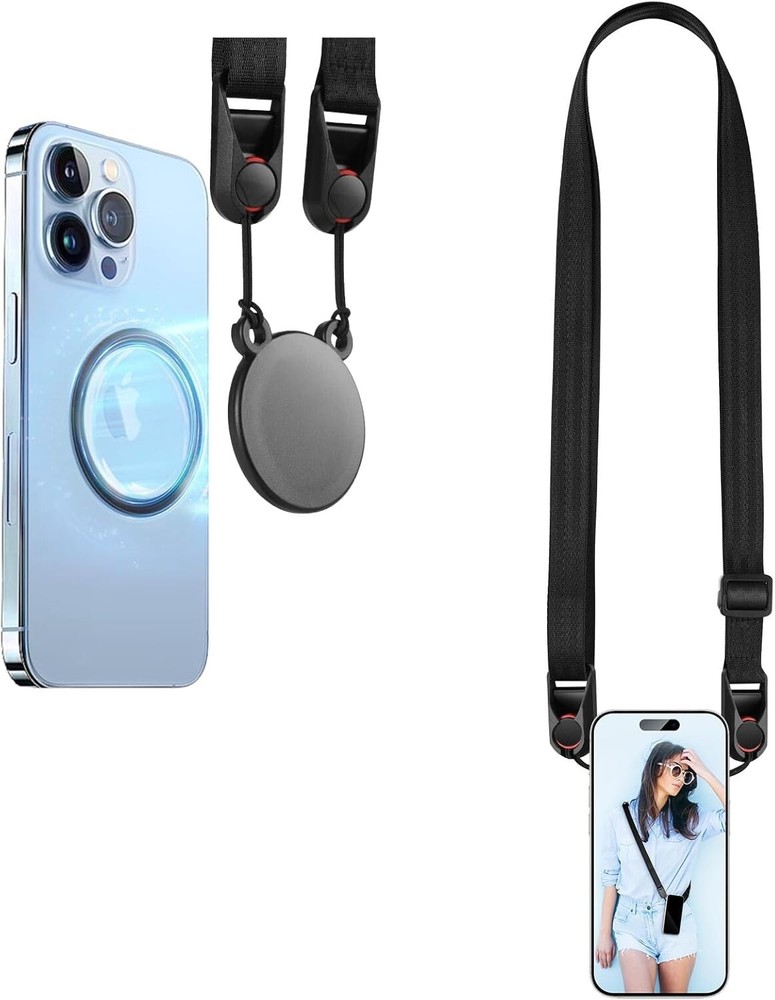 Universal Cell Phone Lanyard Magnetic Neck Crossbody Cross Body Strap for Men Wo
