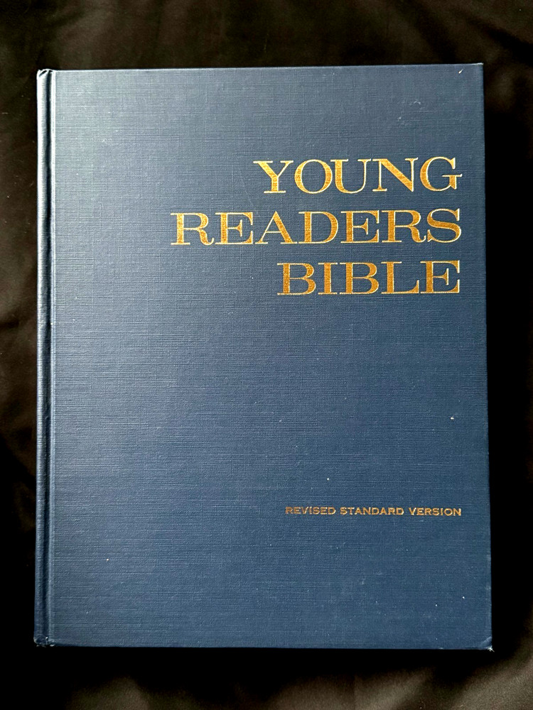 1965 vintage Young Readers Bible RSV (HC Book) Illustrated Methodist Publishing
