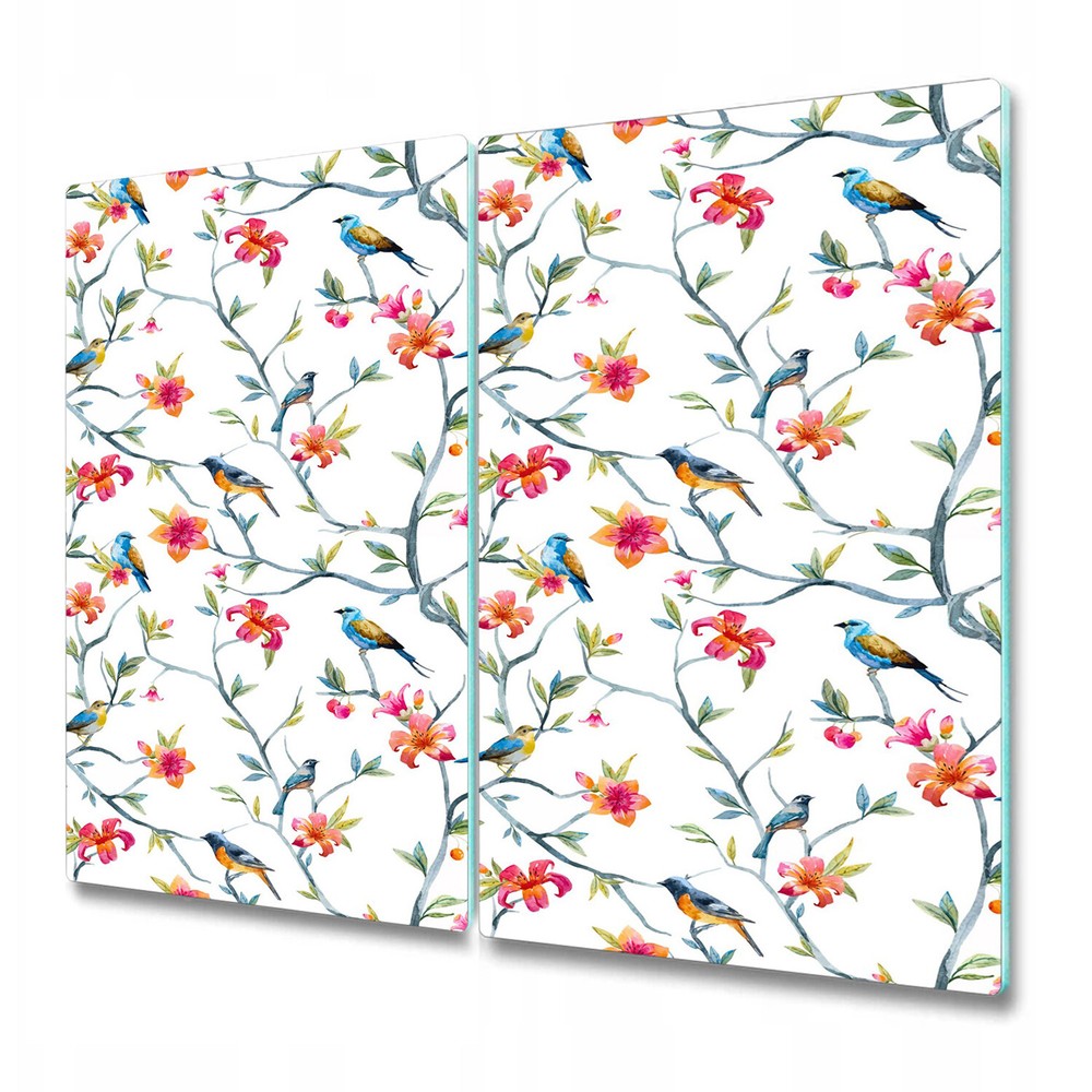 Glass Chopping Cutting Board Birds on branches wildlife nature animals 2x30x52