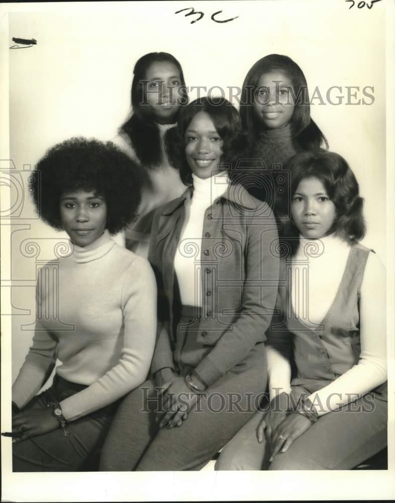 1972 Press Photo Homecoming Court of Xavier University- Louisiana & Mississippi