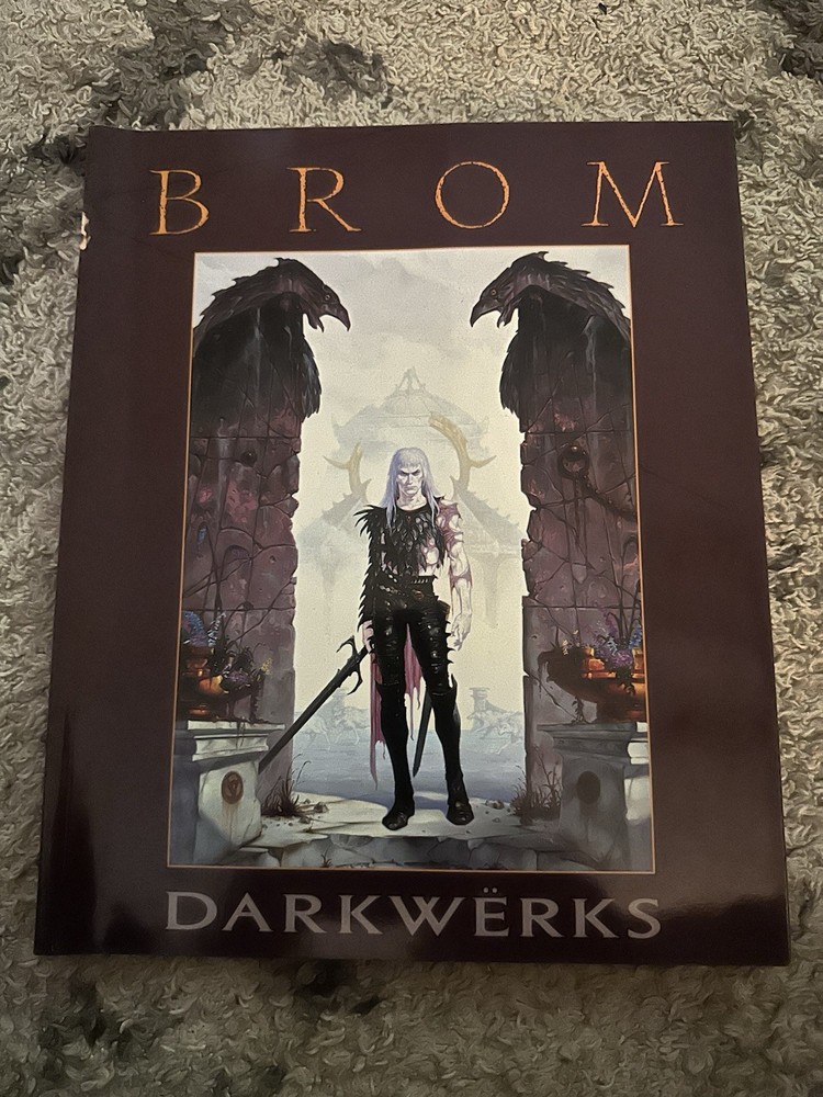Art of Brom The Darkwerks by Gerald Brom 2000, Trade Paperback, Gothic Fantasy