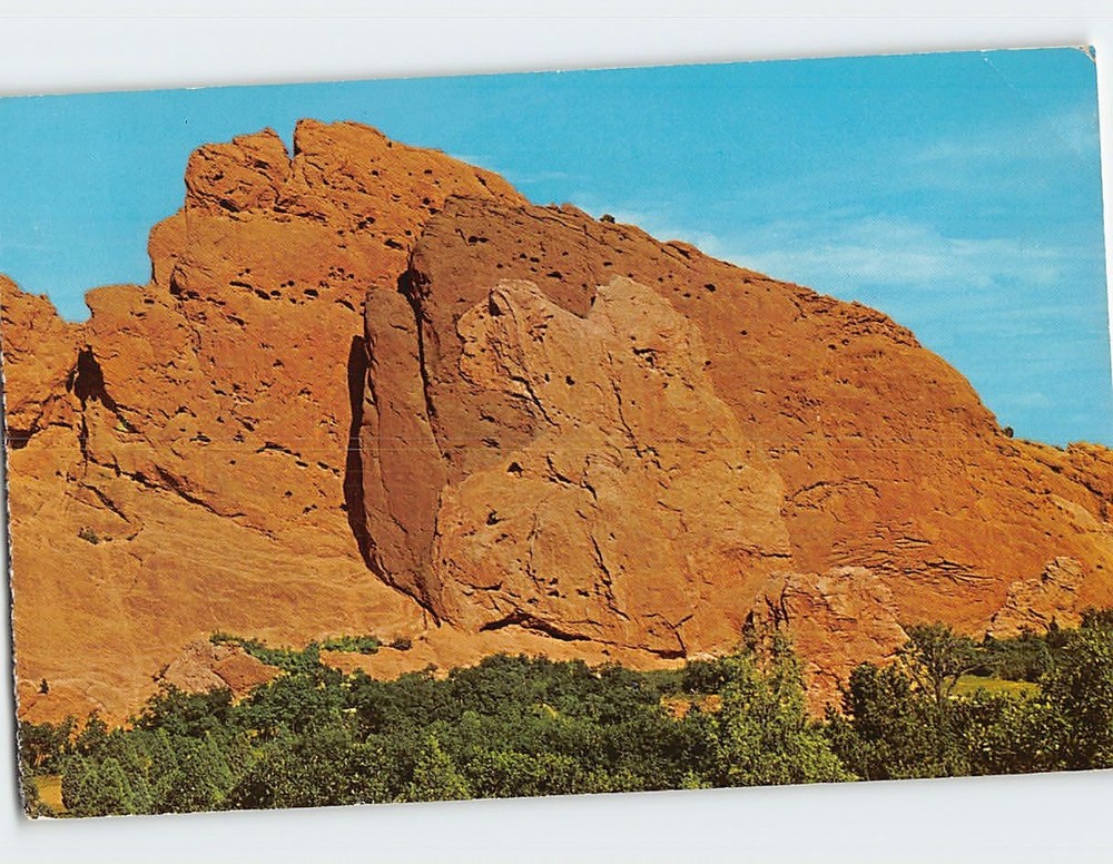 Postcard Chief Manitou Garden of the Gods Colorado Springs Colorado USA