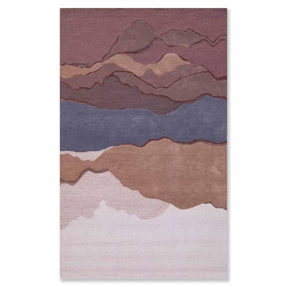 Luxury Hand Tufted Nz Wool Rug Color Multicolor Design Handmade Area Carpet Rug