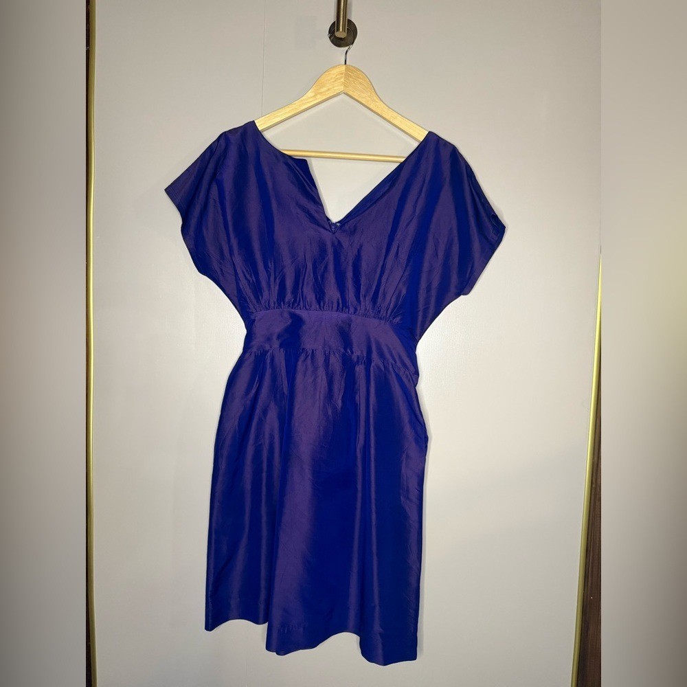Calypso St Barth Purple Silk Mini Dress XS