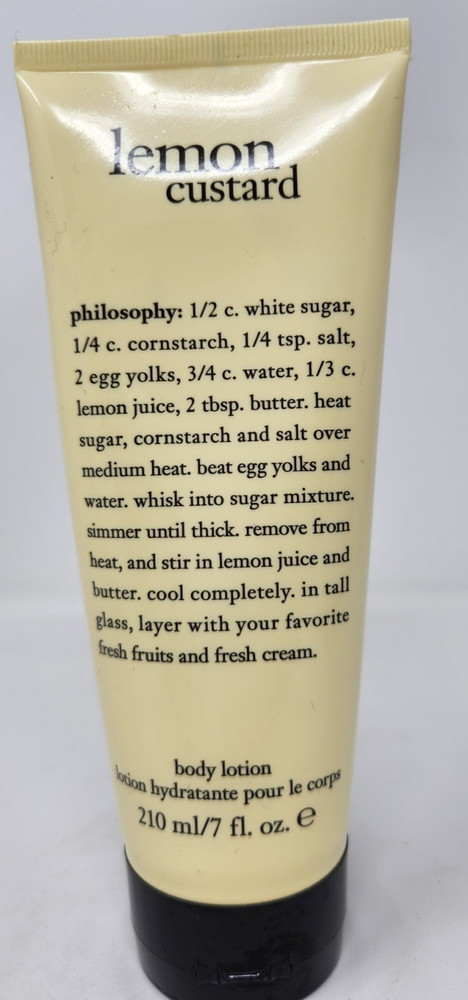 Philosophy Body Lotion in Lemon Custard 7 fl oz New sealed no box