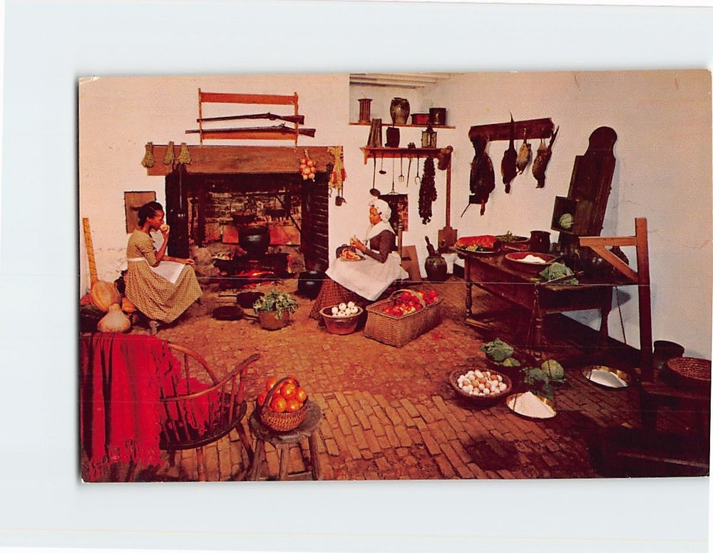 Postcard Kitchen Monticello Charlottesville Virginia USA