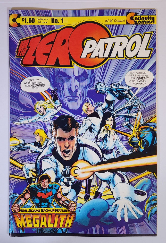 Zero Patrol #1 Nm Neal Adams Continuity Comics 1984