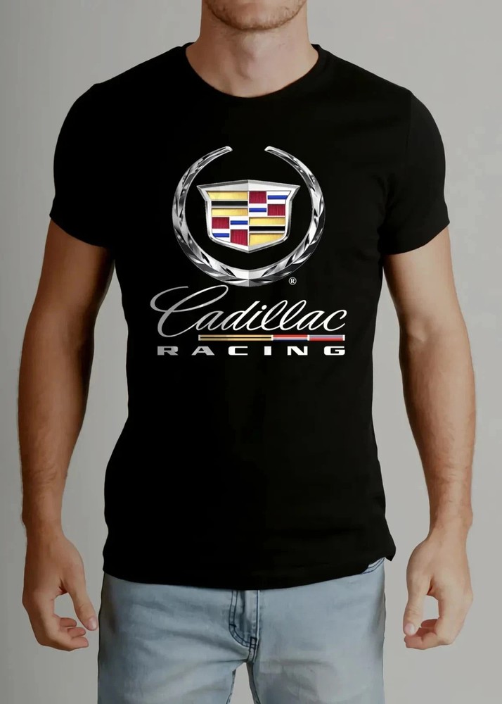 Cadillac Racing 3D Logo T-Shirt S-5XL