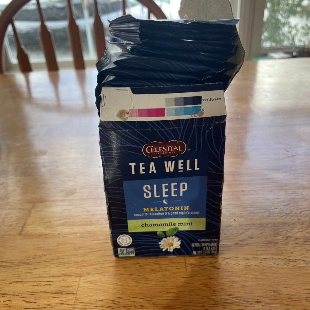 Tea Well, Sleep, Chamomile Mint, Caffeine Free, 36 Tea Bags, 0.5 oz (14 g)