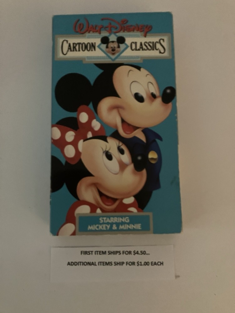VHS Tape  Disney Cartoon Classics -  Mickey & Minnie  $3.25    Ship  $4.50/$1.00