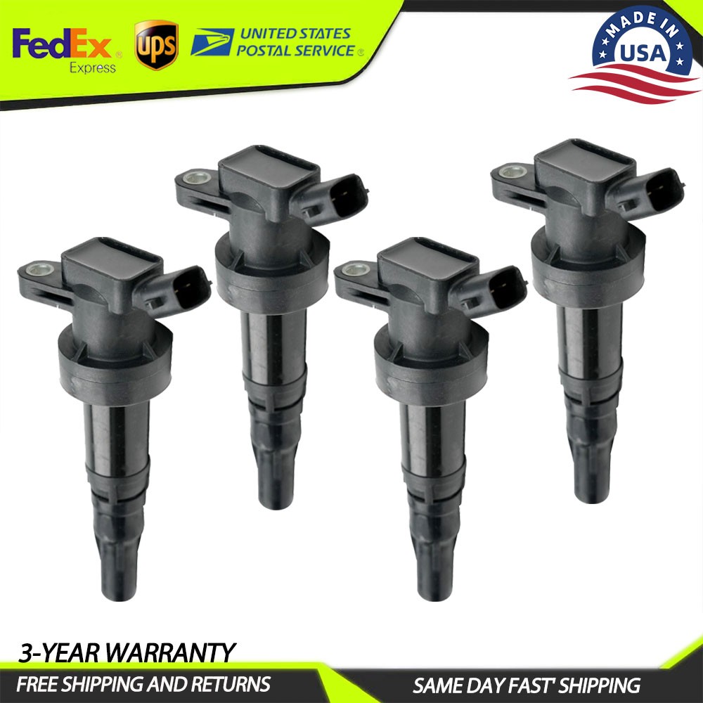 (4) Four 27301-03200 Ignition Coil Fits For Hyundai i25 2014-2017 L4 1.4L Accent