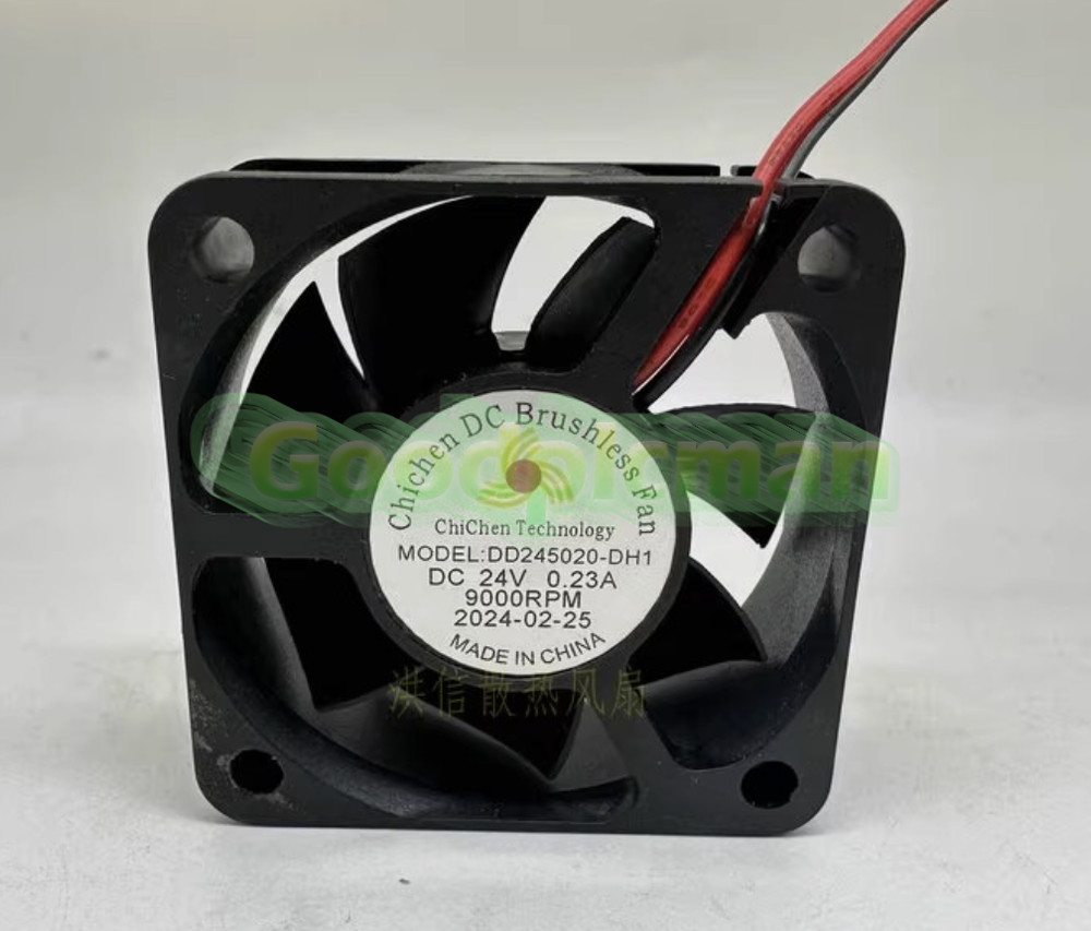 1x for CHICHEN Fan DD245020-DH1 DC 24V 0.23A 5020 50*20MM 2 WIRE cooling fan*tlp