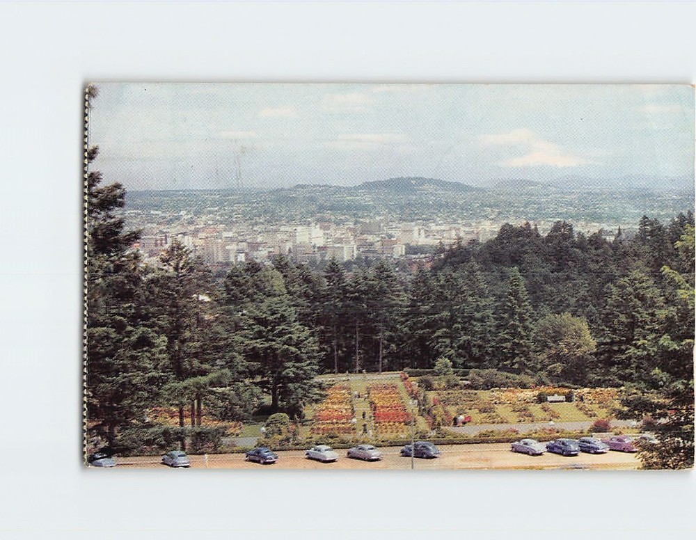 Postcard Panoramic View Portland Oregon USA