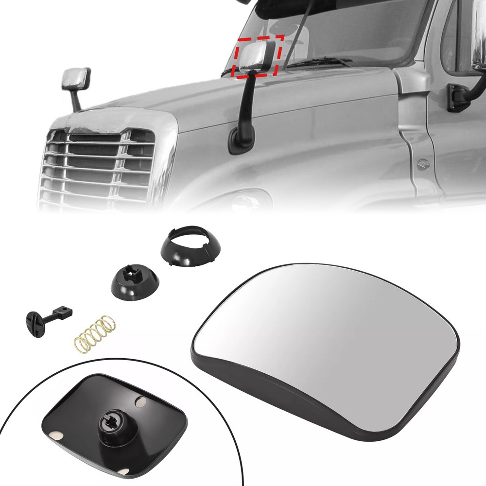 Hood Mirror Glass Convex For Freightliner Cascadia 2008-2017 Left OR Right