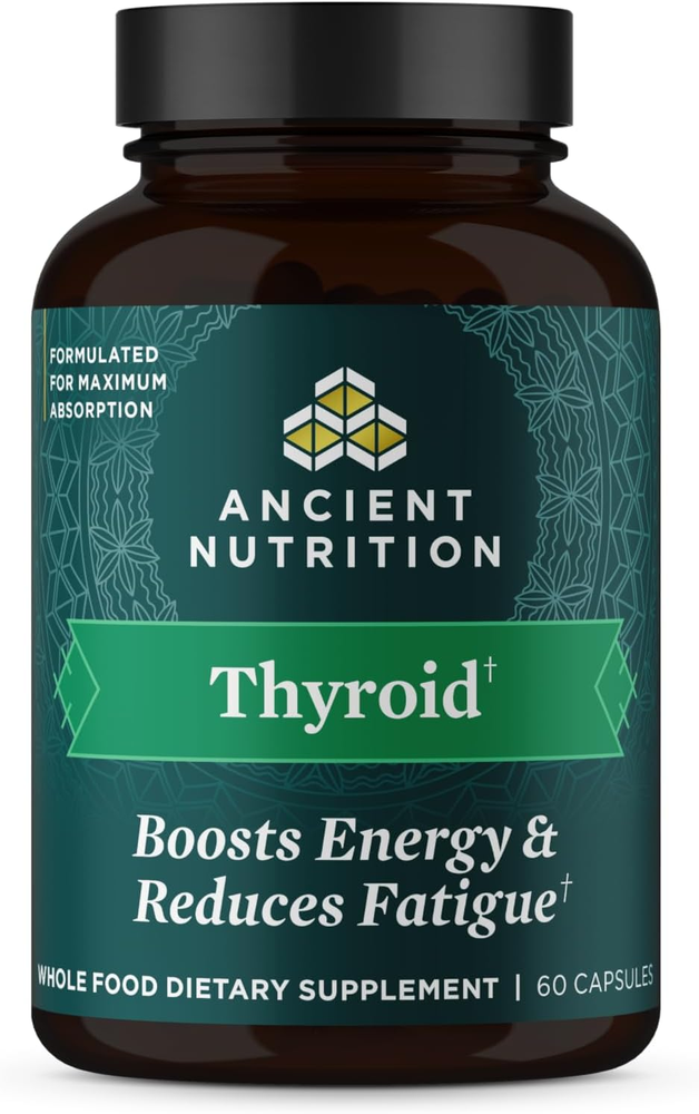 Thyroid Support Supplement with Ashwaghanda by , Thyroid Capsules, Promotes Rest