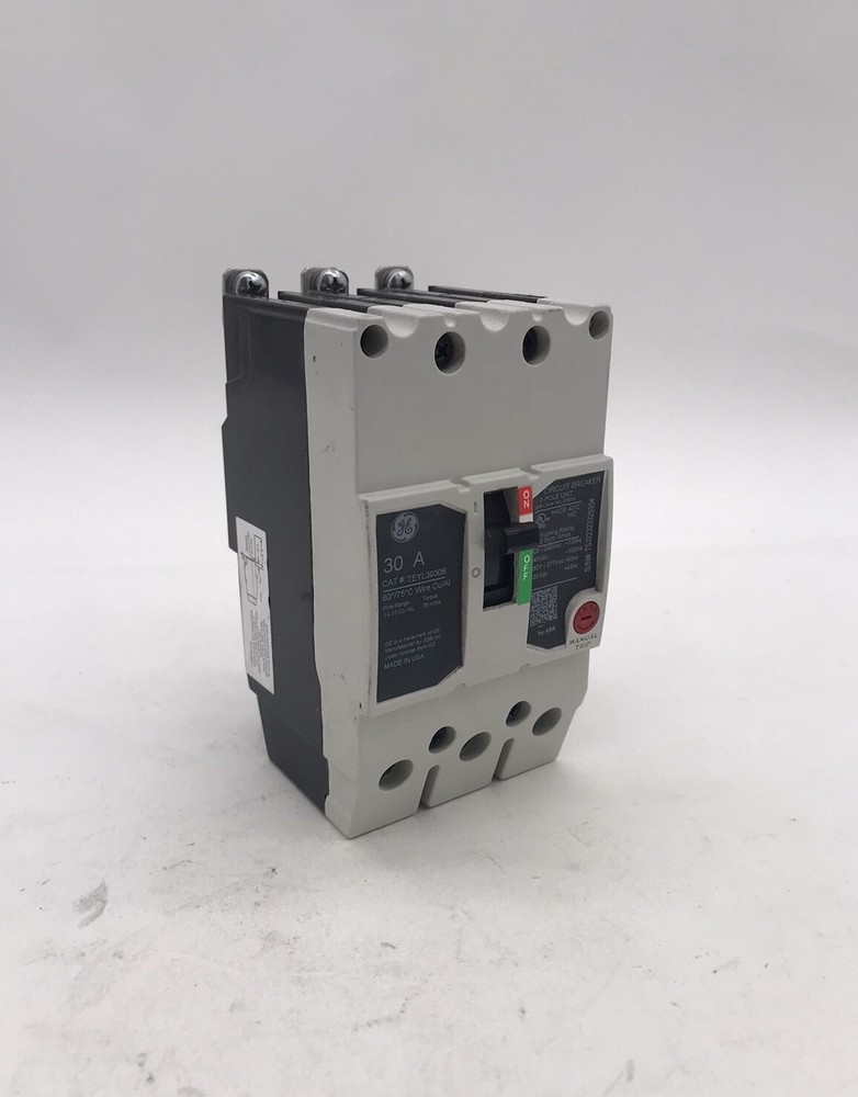 HOUSTON STOCK NEW GE TEYL3030B TYPE TEYL 30 AMP 480V FREE 2 DAY AIR SHIPPING