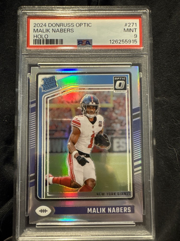 2024 Panini Donruss Optic - Rated Rookie Malik Nabers #271 Holo (RC)