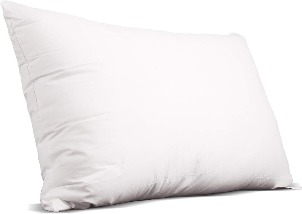 EDOW Luxury Soft Pillows for Sleeping, Fluffy Down Queen (Pack of 1), White